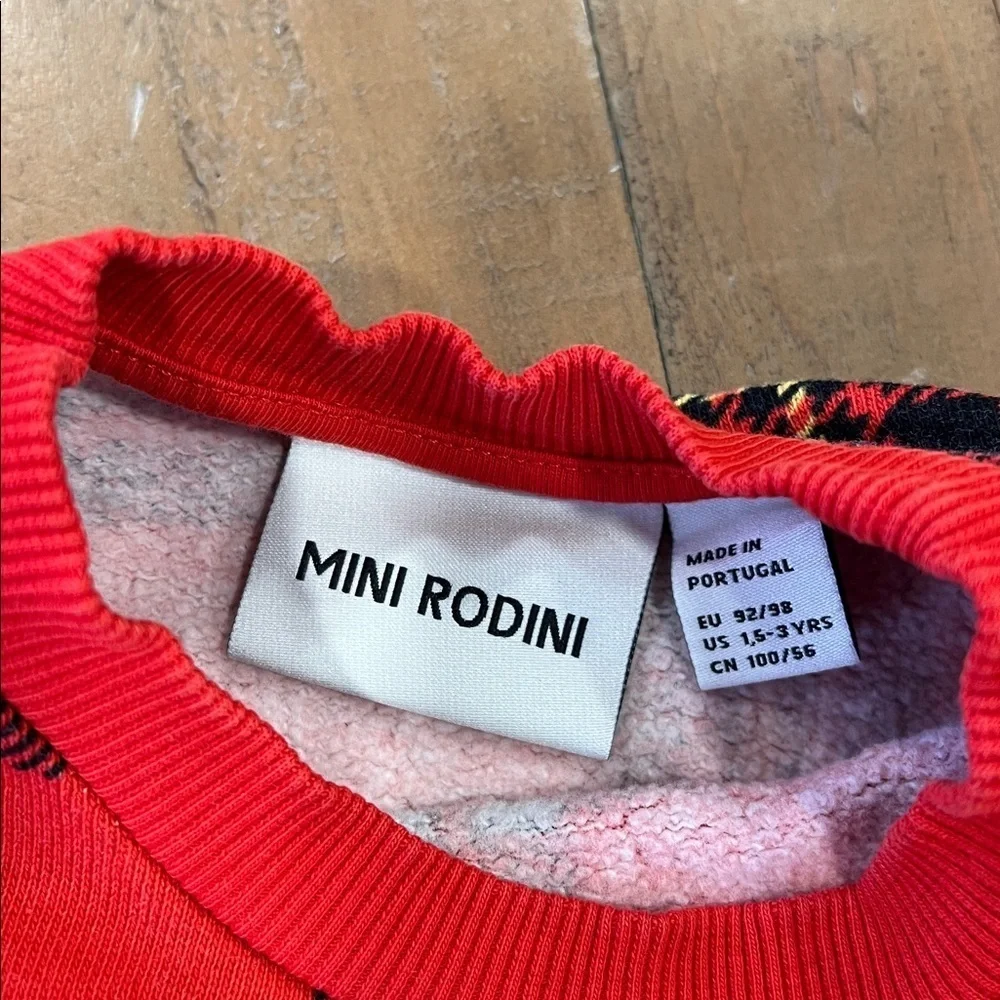 Mini Rodini red black